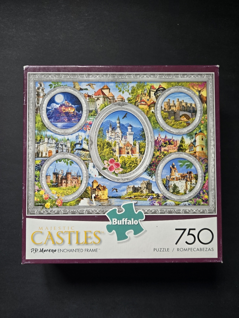Buffalo Games, Majwstic Castles "P.D. Moreno Enchanted Frame" 750 Piece Puzzle